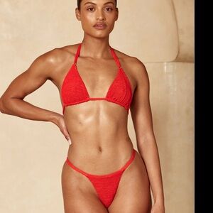 Monday swimwear chili crinkle bikini set